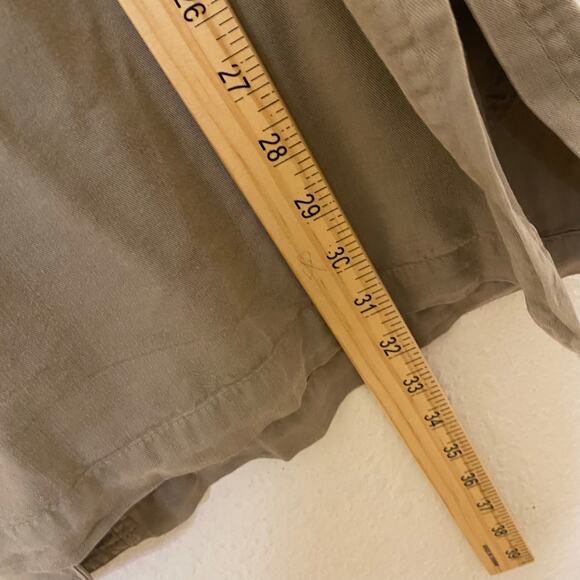 Vintage Jones NY Sport Taupe Tencel Cotton Lightweight Fall Jacket Size Large - Picture 8 of 9